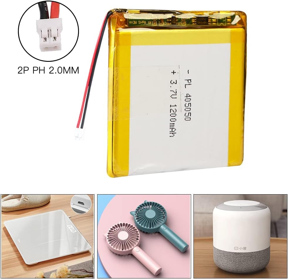 Batterie Ricaricabili Al Litio LiPo 3.7V 1200mAh – Basso Drenaggio Per Arduino E Progetti Elettrici