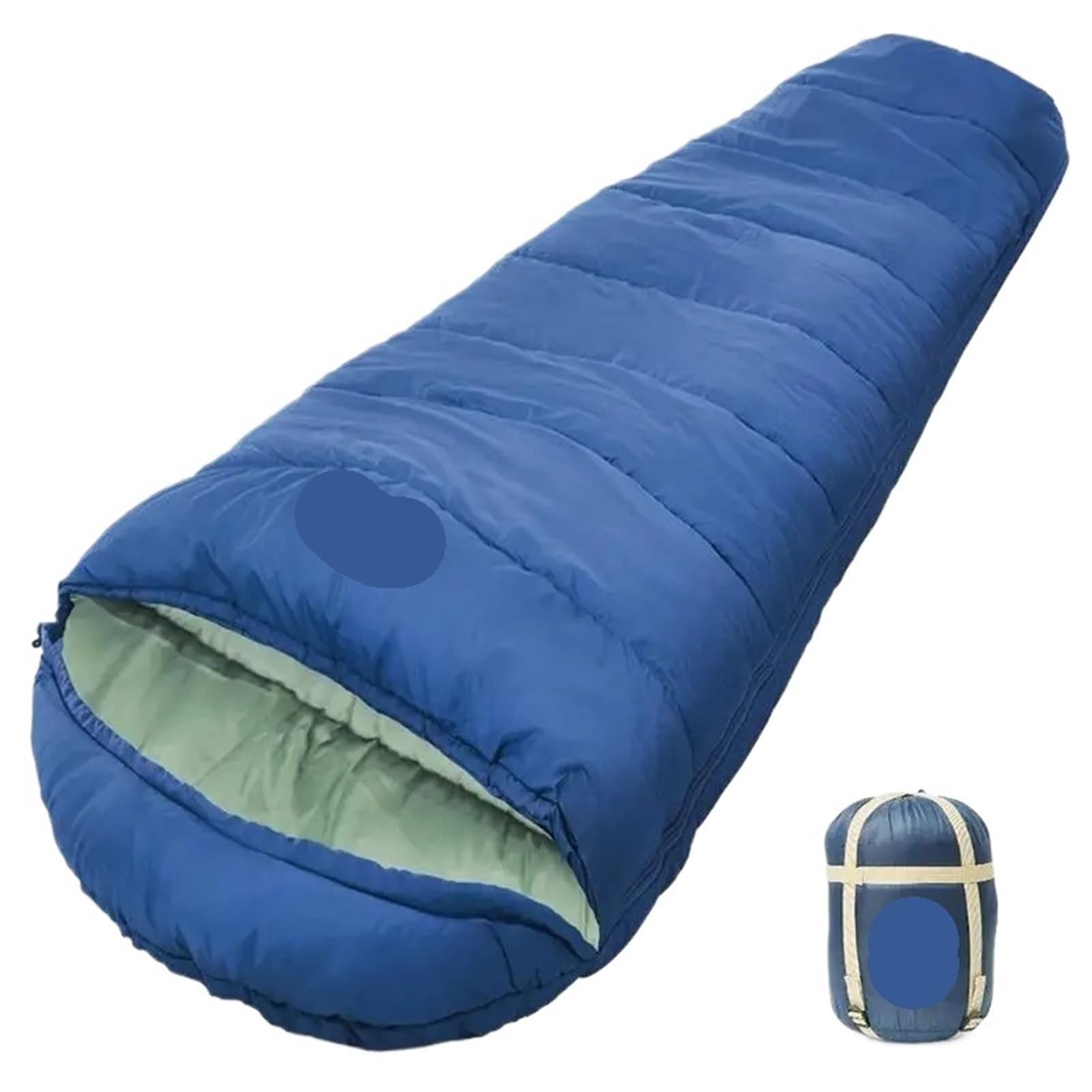 Sacco a Pelo da Campeggio Sacchi a Ultraleggeri Impermeabili 4 Stagioni Viaggio all'aperto Escursionismo Attrezzatura for Dormire in Cotone per Campeggio