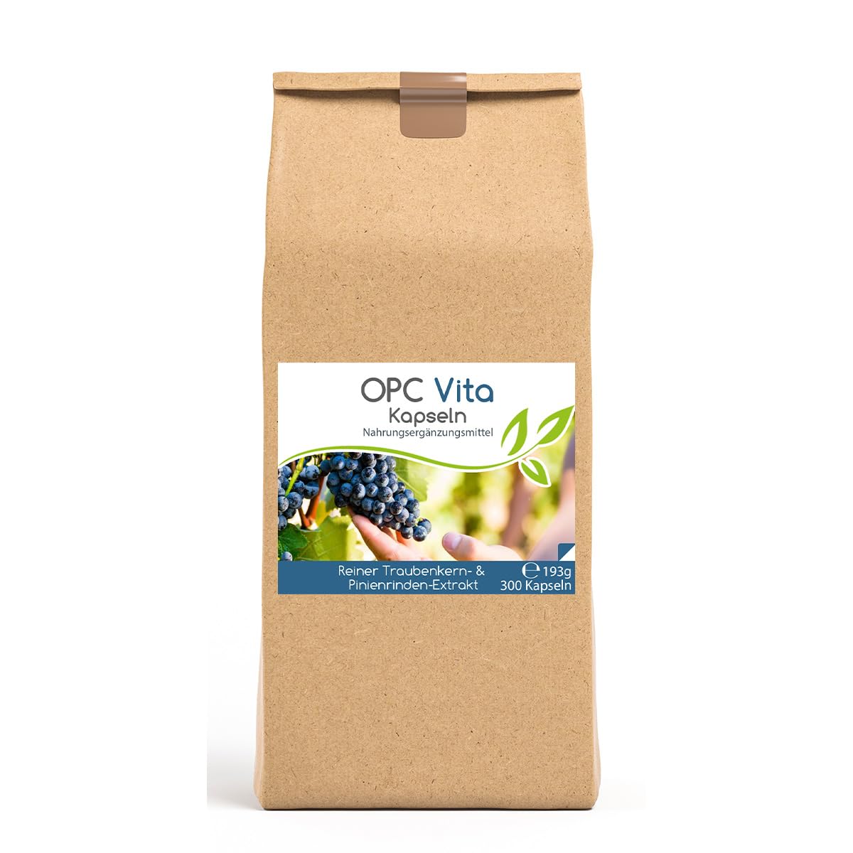 CELLAVITA OPC Vita 300 Kapseln | Traubenkernextrakt & Pinienrindenextrakt (Oligomere Proanthocyanidine) | Hochdosierte Qualität
