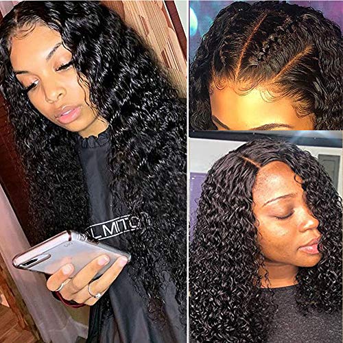 Brazilian Curly Human Hair Wigs for Black Women Unprocessed Wet and Wavy Human