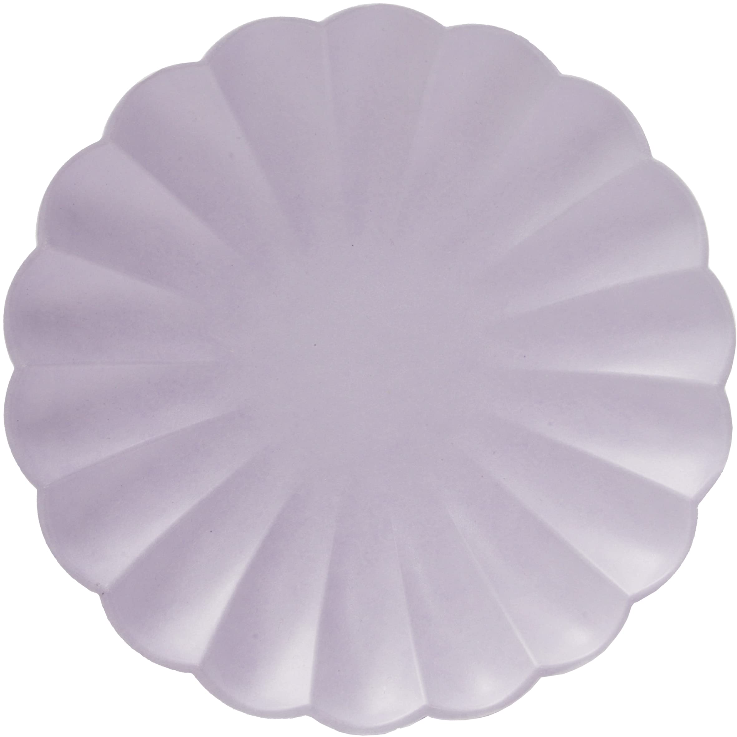 Ciao -FSC compostable Paper Plates (Ø23cm), 8 Pieces, Purple Lavender diam 23, 34728
