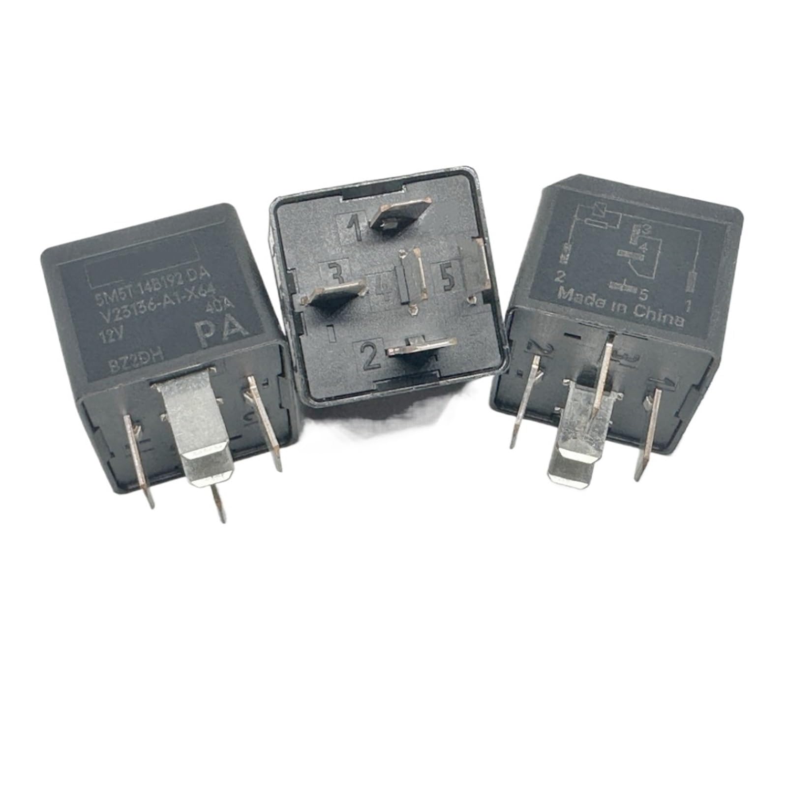 Yzwrwrmktb One Color 1Pc V23136-A1-X64 (V4-1C-12V-40A) Relay 5Pins ; Base