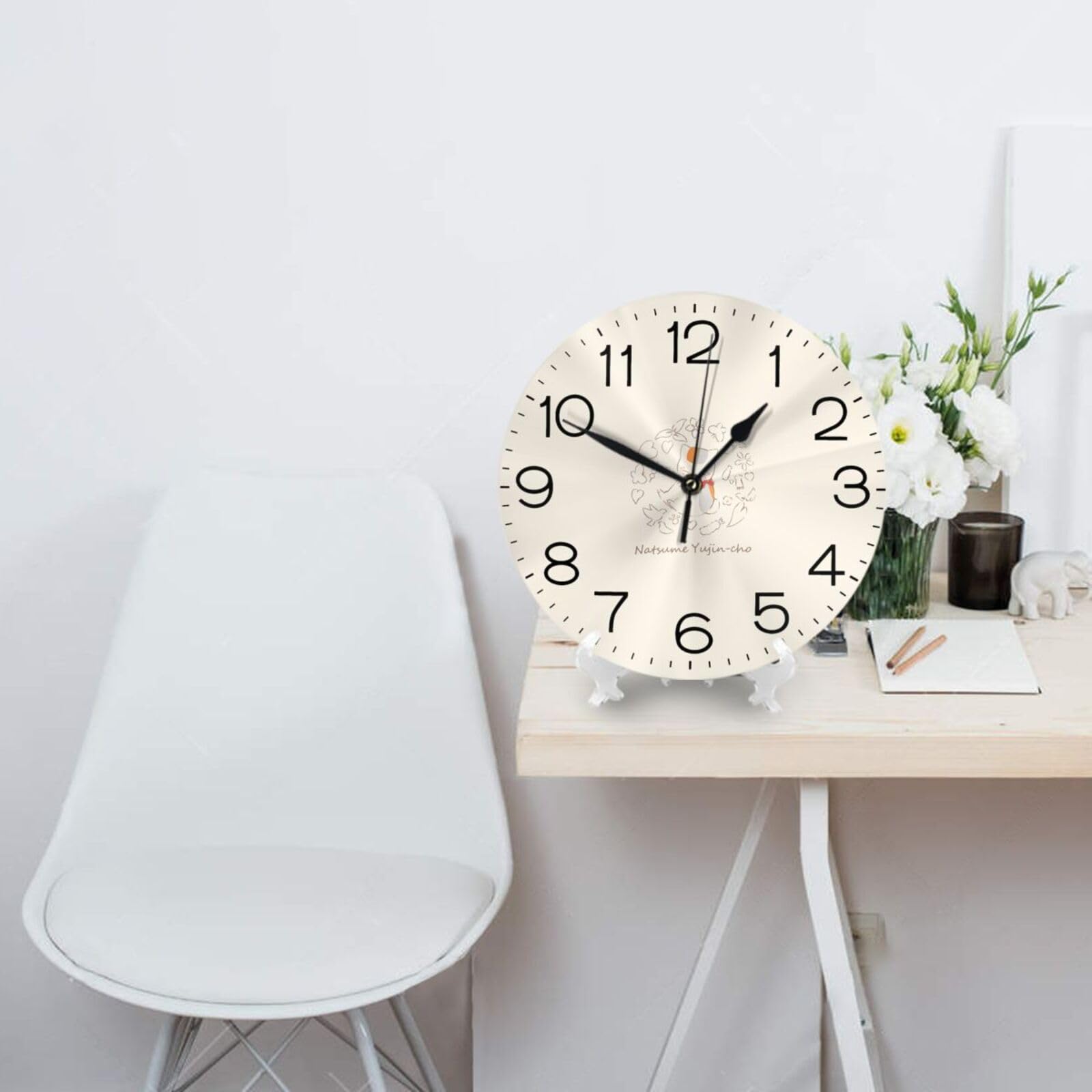 Amazon.co.jp: 夏目友人帳 ニャンコ先生(1) アニメ 掛け時計 おしゃれ