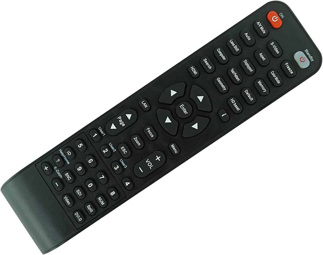 HCDZ Replacement Remote for Epson Pro L Series Projectors (L1715SNL/L1100U-L1505U) - 3LCD 4K Laser Large Venue Control