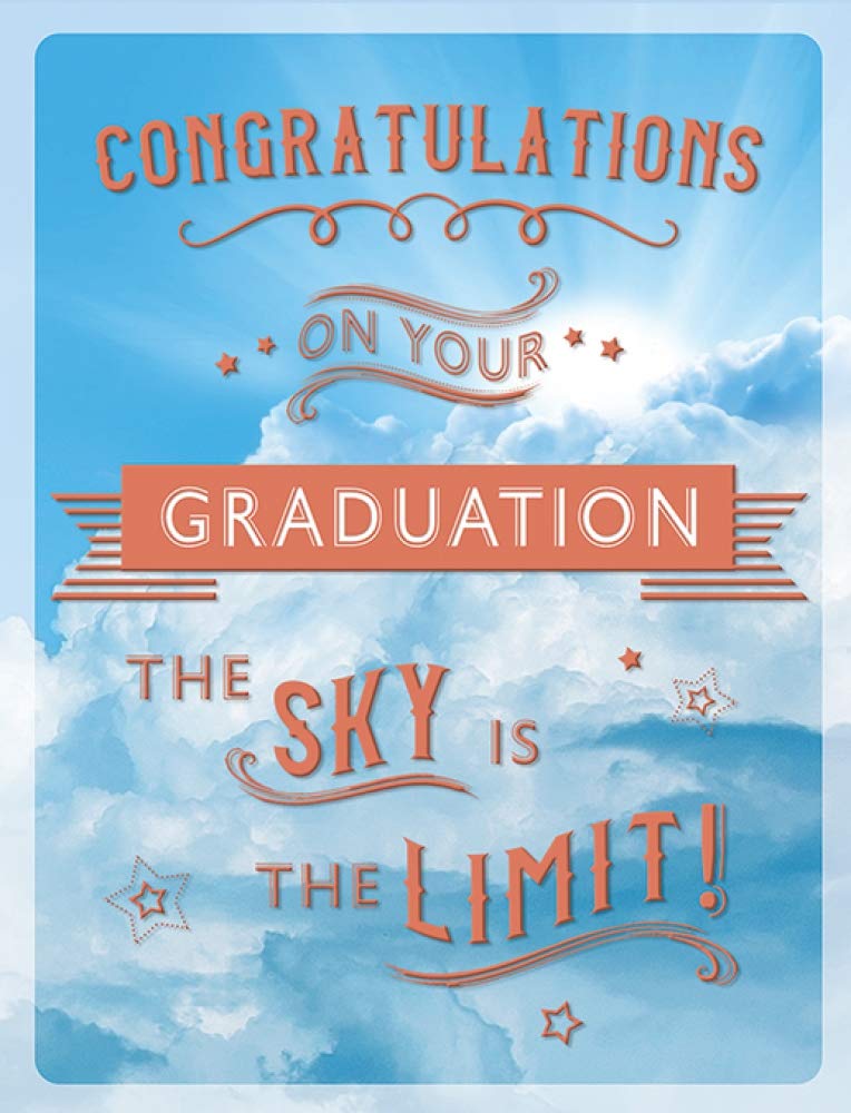 Piccadilly Greetings Traditional Occasion Card Graduation - 8 x 6 inches