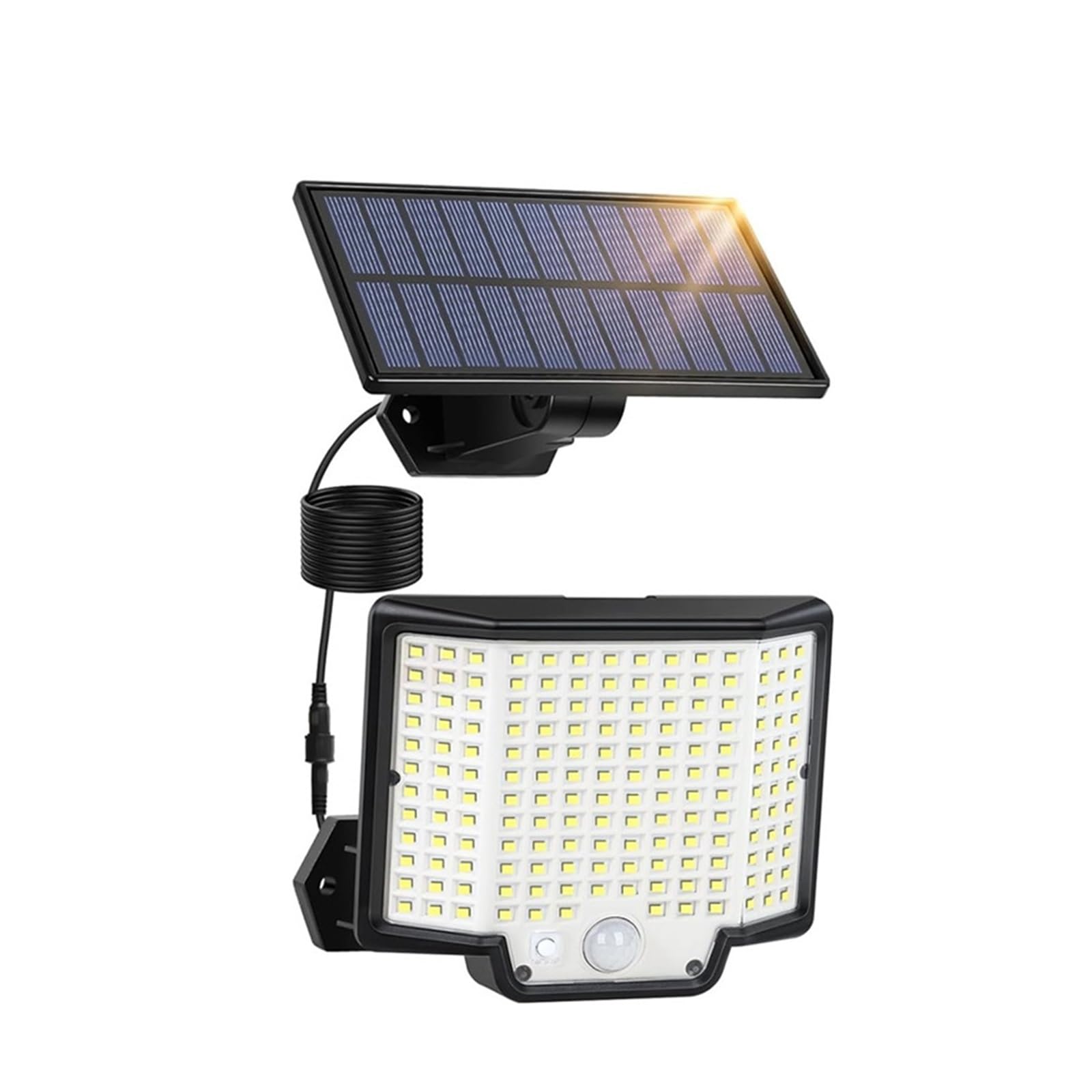 LNHHG Solar Flood Light 172LED Solar Light Outdoor Waterproof With Motion Sensor Floodlight Remote Control 3 Modes For Patio Gara Backyard for Garden Driveway Garage Patio(166LED NO Remote)