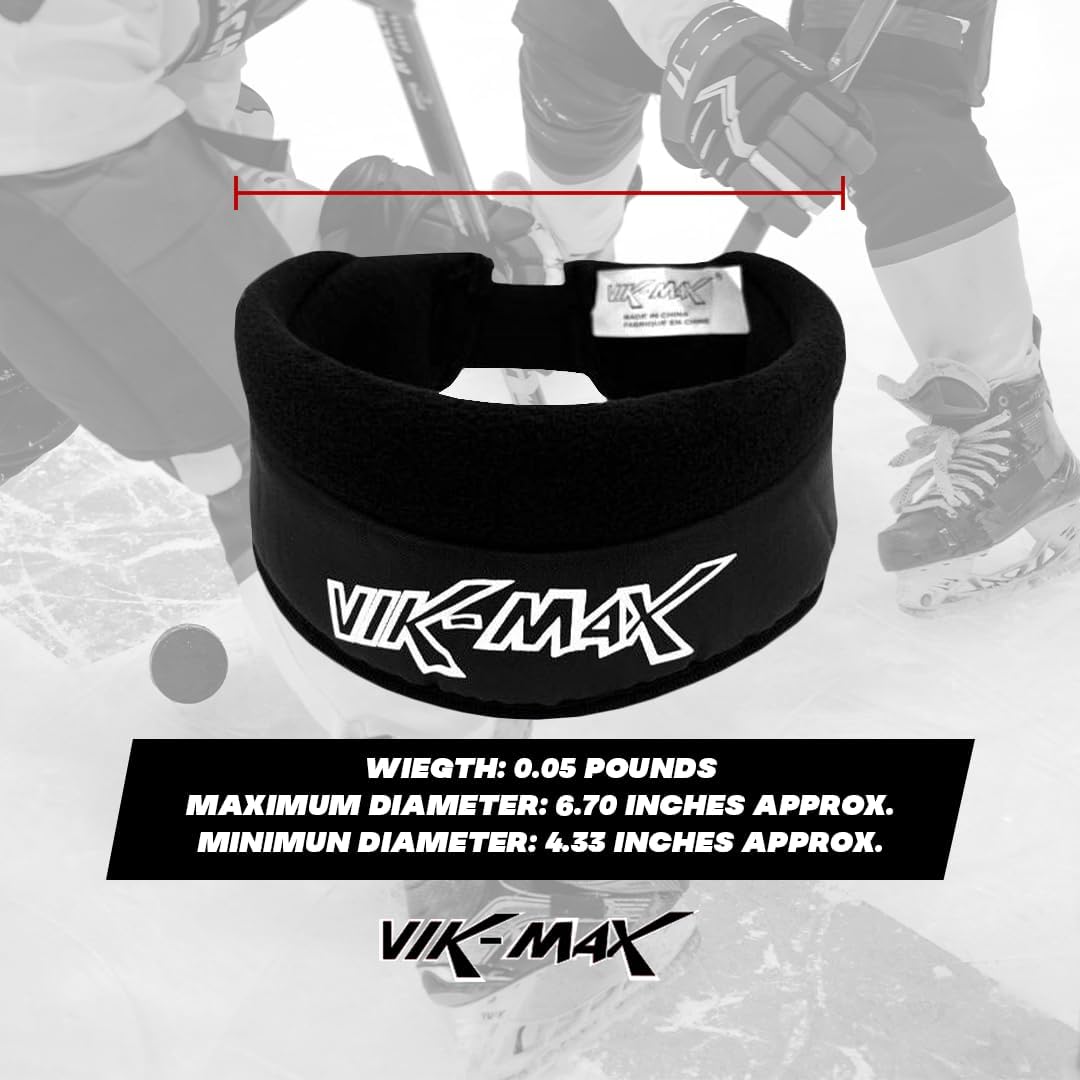 Rockible Protection Cou Hockey - Équipement Résistant Coupures Protège-Cou Homme Femme