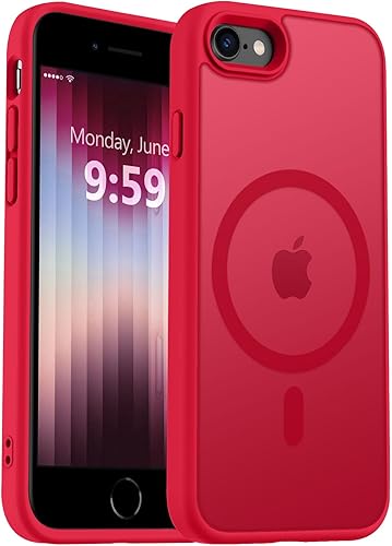 Vista 915 de MOCCA - Funda magnética resistente para iPhone 11 de 6.1 pulgadas, compatible con MagSafe, protector de pantalla de vidrio + protector de lente