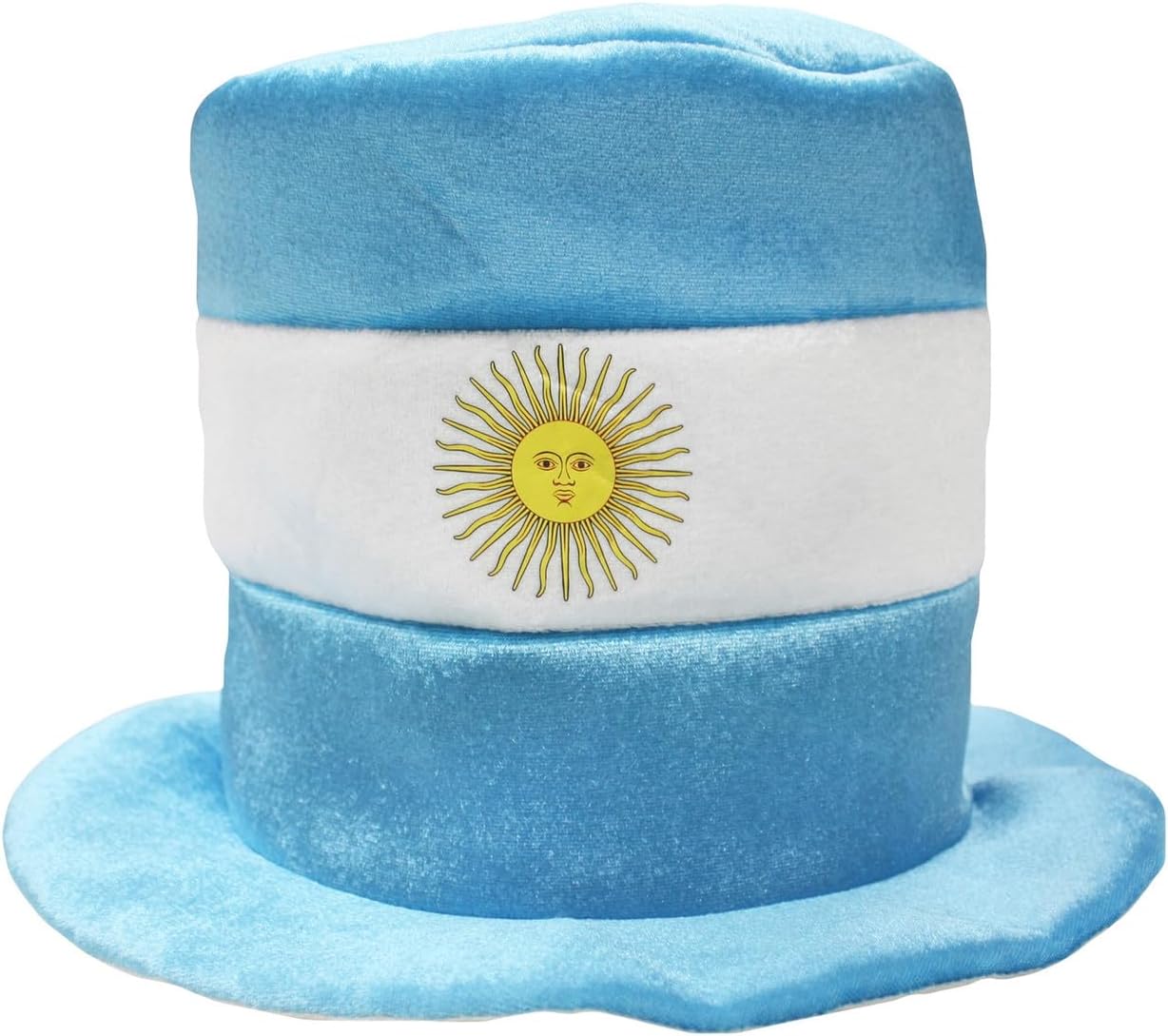 Petitebella National Flag Costume Top Hat | Soccer Tournament Party Headwear for Adults & Kids