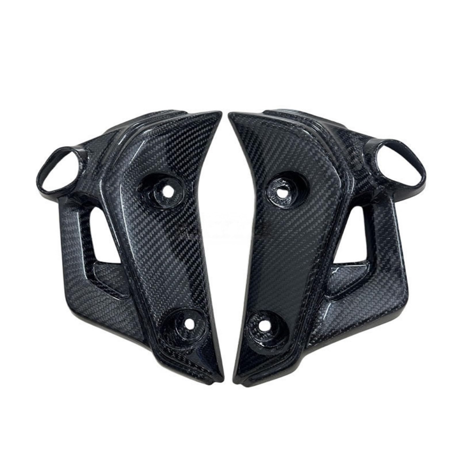 Carénage moto carbone MT-07 évite les casses de panneau radiateur - 5