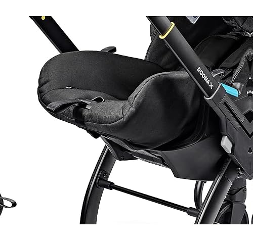 Doona X Baby Car Seat & Travel Stroller Nitro Black - Convertible 0+ Car  Seat and Pram with 3 Recline Positions - Ergonomic Pushchair and Travel  System - ISOFIX Base Sold Separately :