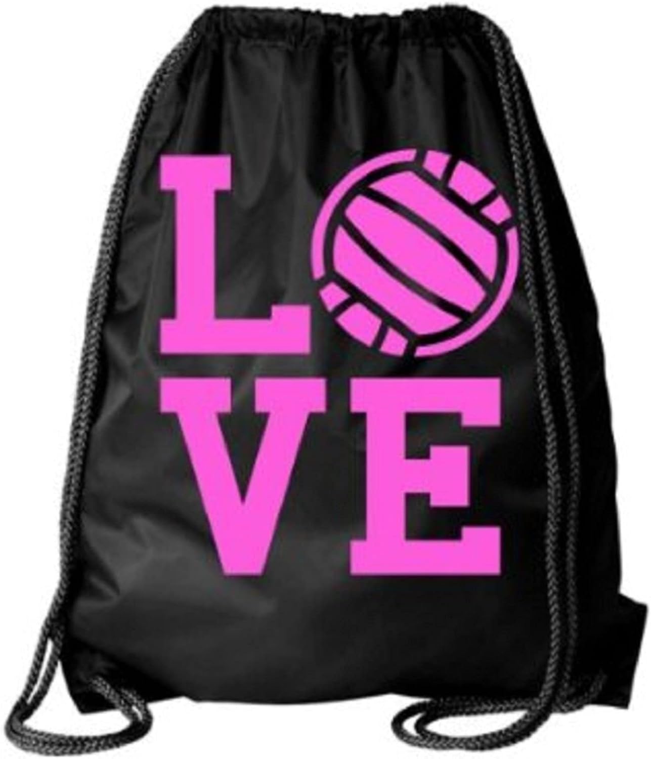 Kenz Laurenz Volleyball Drawstring Bag - Cinch Sack String Backpack Back Pack Tote (12 Pack)