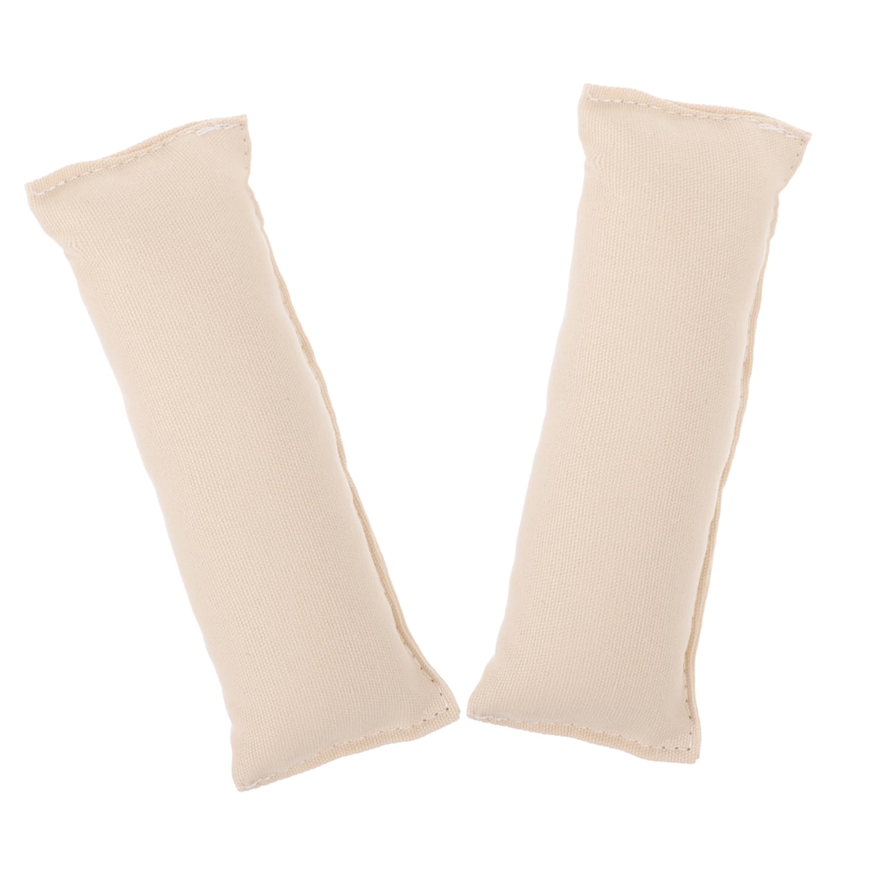 POPETPOP 2pcs Cotton Wrist and Elbow Pads Creamy White Slip Computer Wrist Mat Ergonomic Support for Office Desktop