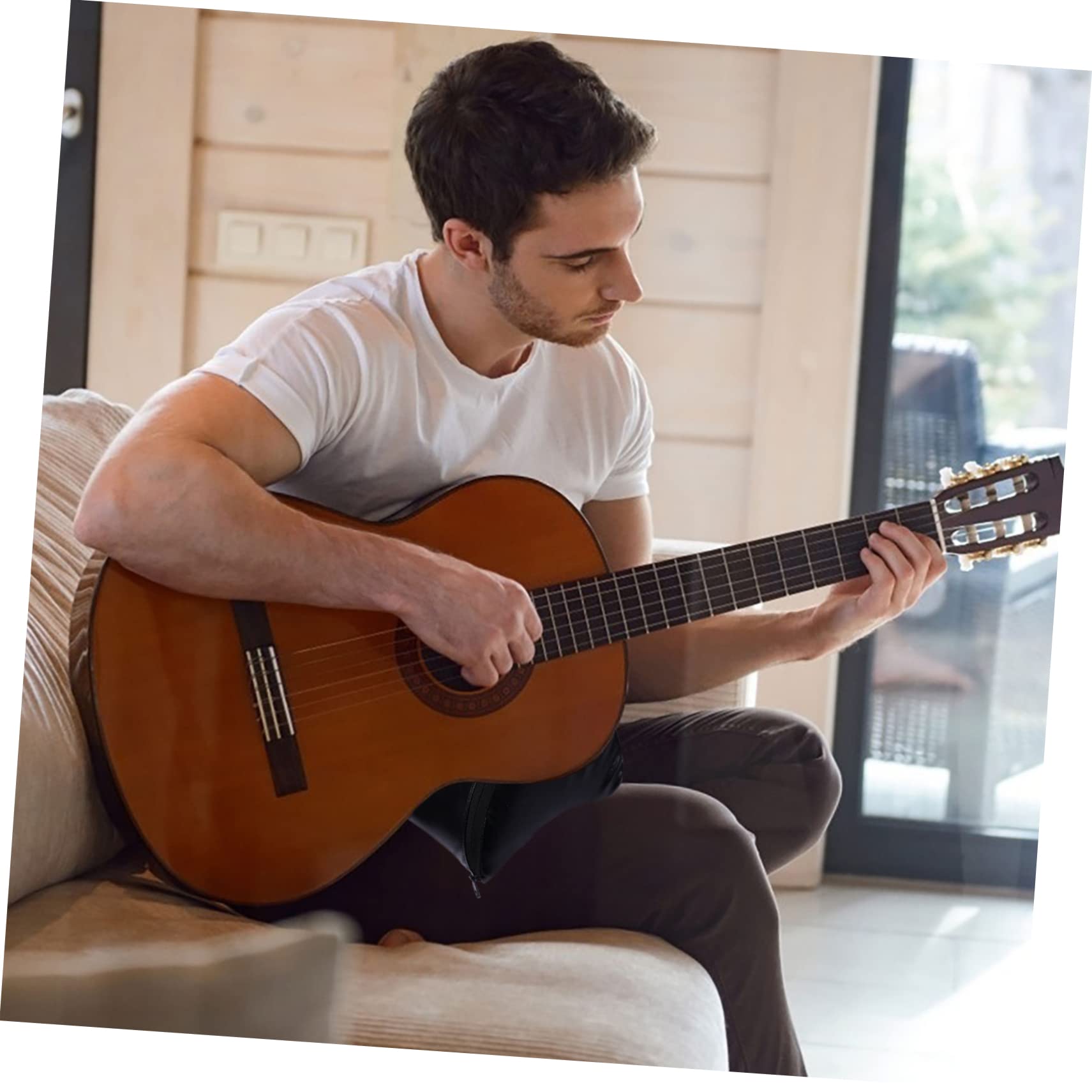 Abaodam Poggiapiedi Per Chitarra Sintetica Supporto Leggero Per Chitarra e Flamenco Cuscino Antiscivolo Per Musicisti Per Pratiche e Performance