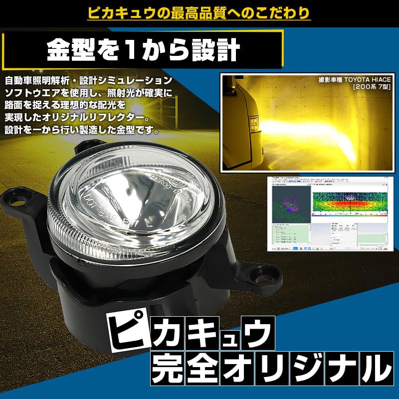 Amazon | ピカキュウ トヨタ車対応 MICRO型 ガラスレンズフォグランプ