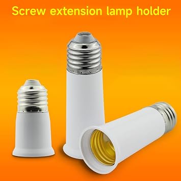 E27 Light Bulb Extender Socket Lamp Holder Adapter Extension for LED Bulb