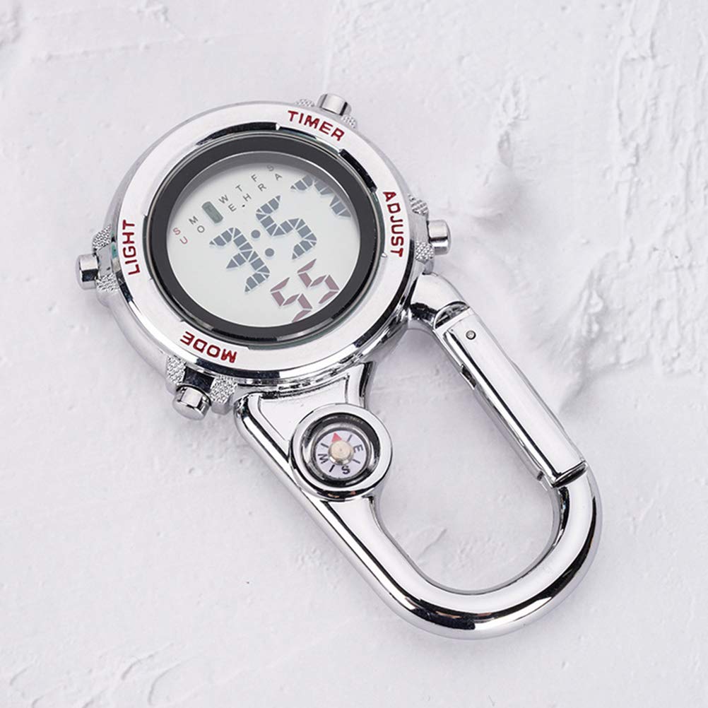 UKCOCO Modeuhr 1 stück Mehrzweckkarabineruhr Hängende Hakenuhr für das Klettern im Freien