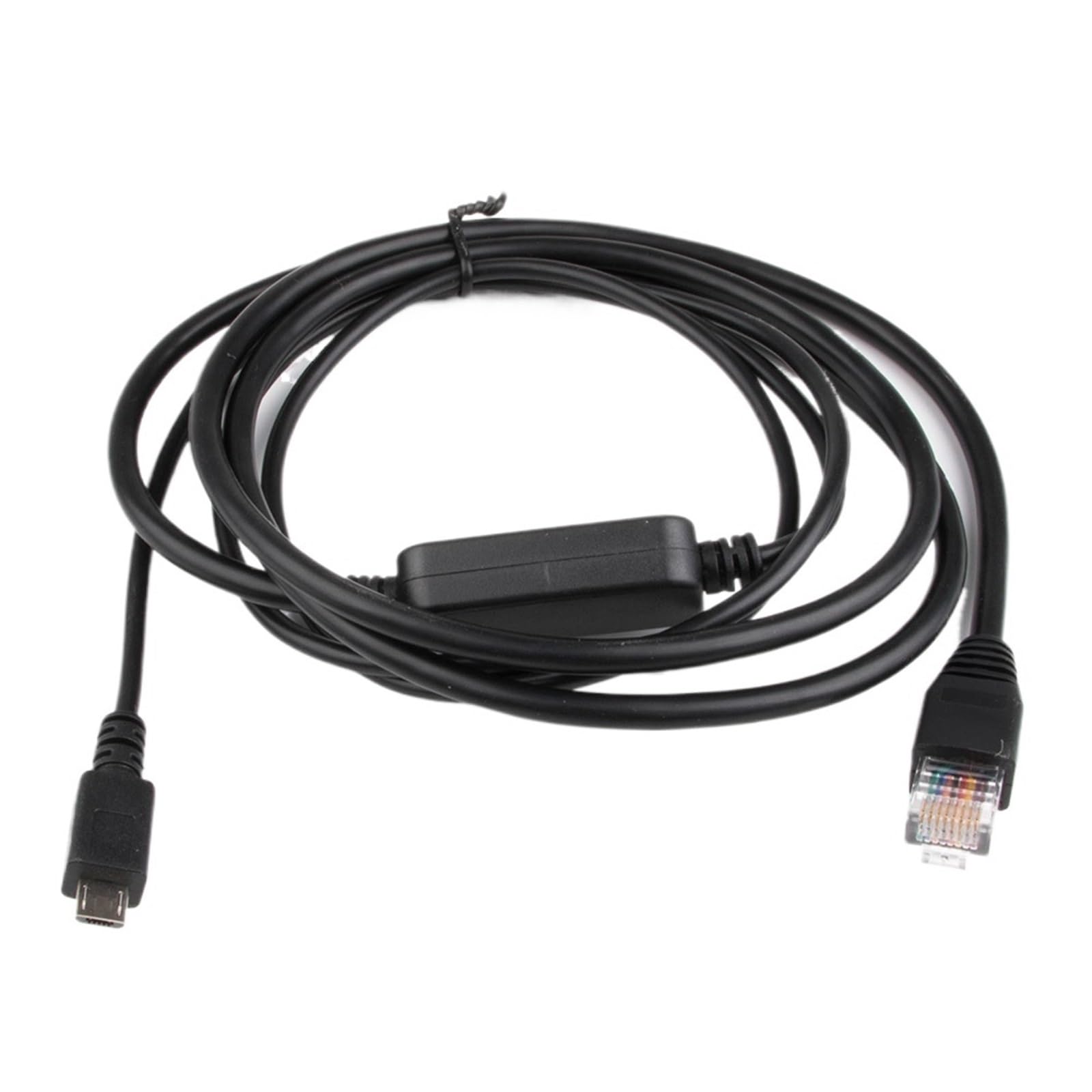 Cable de consola micro USB RJ45 for conexión de dispositivos, convertidor adaptador serie RS232 de 6 pies