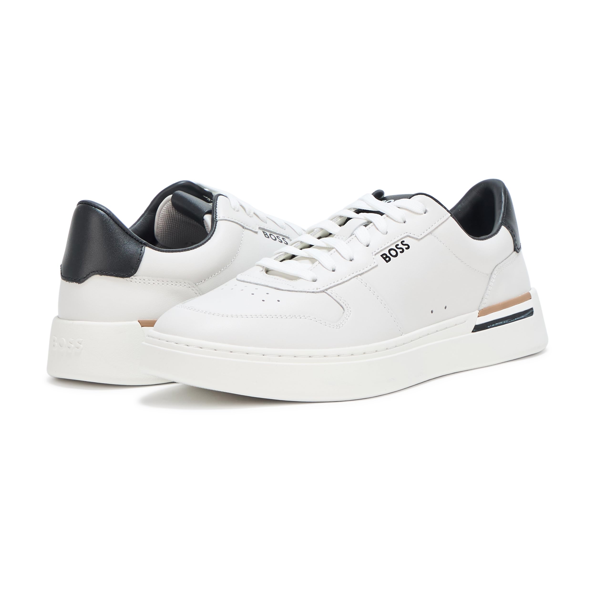 BOSS Women's Clint Low Profile Leather Sneaker