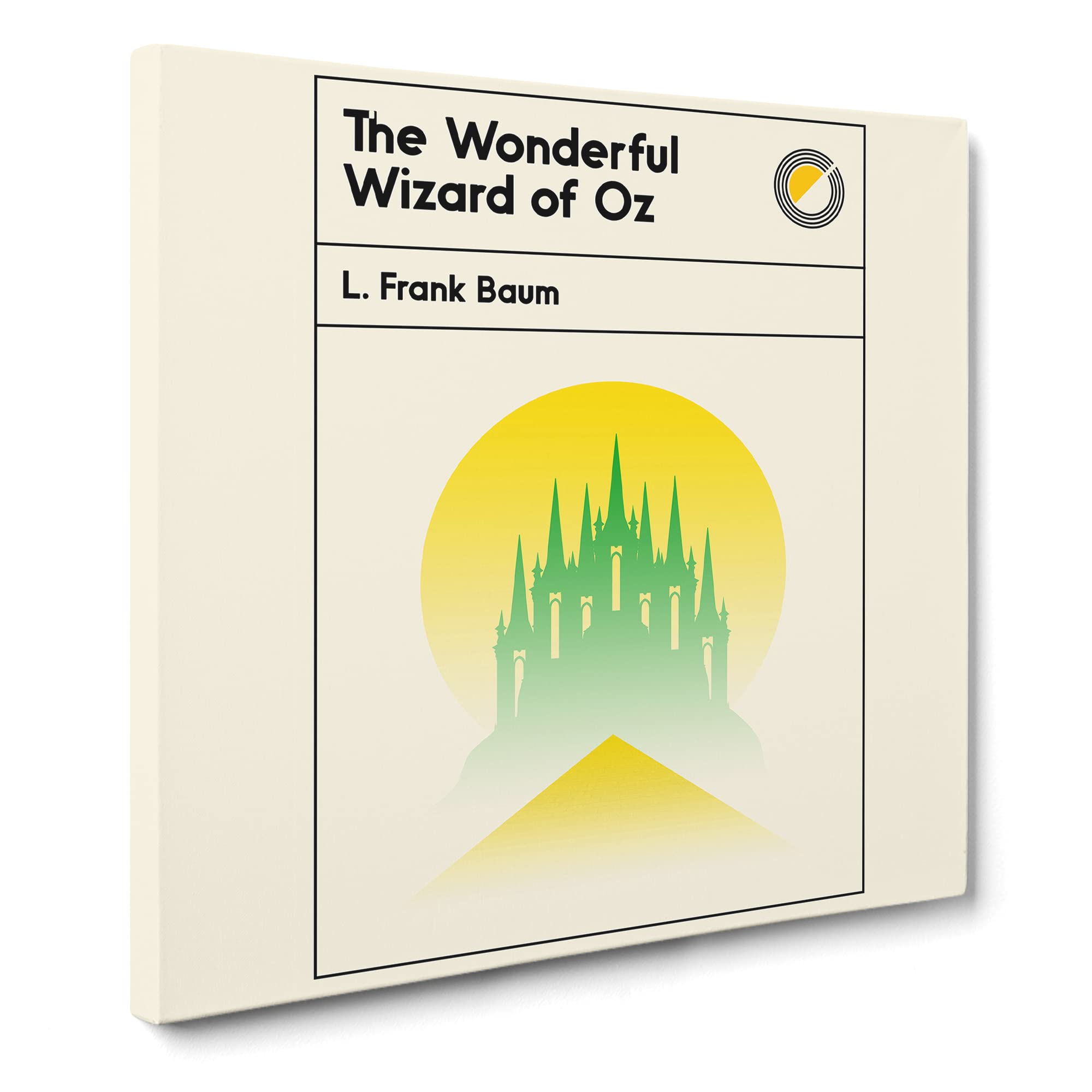 Book Cover The Wonderful Wizard of Oz L. Frank Baum Canvas Print, Mixed, 35L x 35W cm
