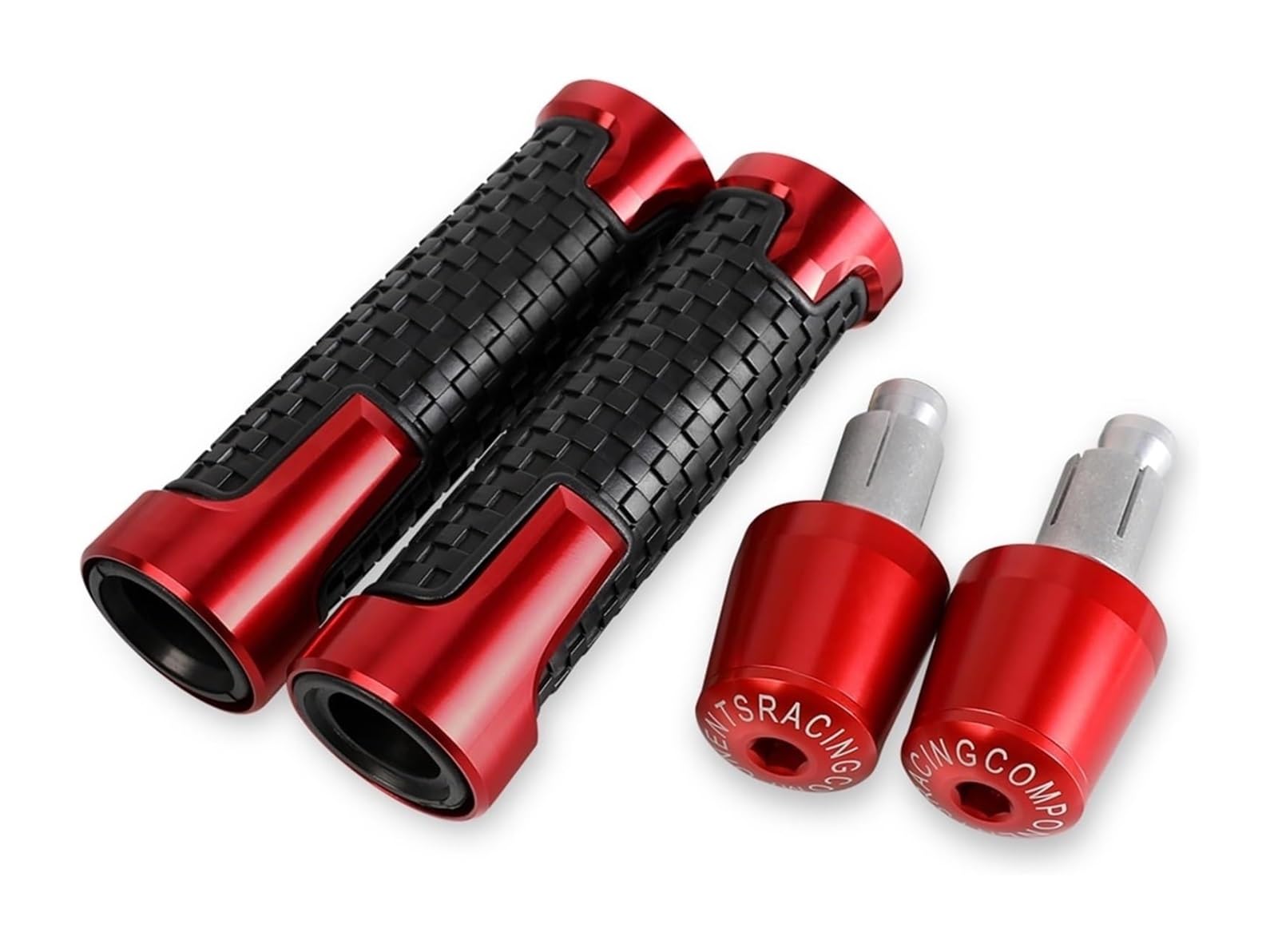 para Y&amaha TW125 TW 125 1999-2004 Accesorios para Motocicletas Puños De Manillar De 22 Mm Tapones De Extremo De Manillar Extremo Manillar Barra Motocicleta(Naranja)