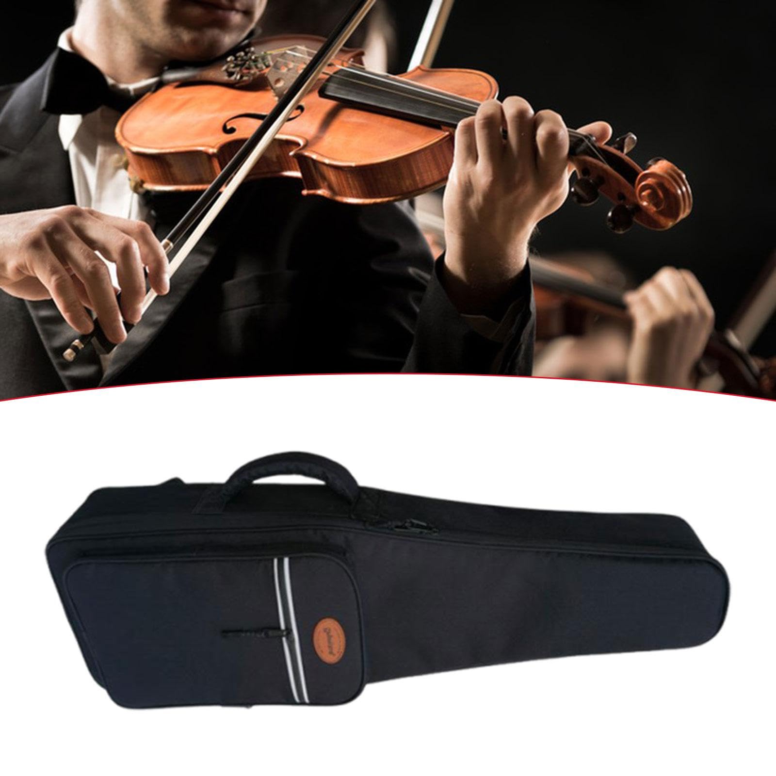 Estuche para Violín Ligero para Guardar Accesorios de Instrumentos Musicales, Color Negro, para 4/4