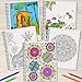 Kalysky Adult Coloring Books Set:3 Coloring Books for Adults Animal Flowers & Other Themes Designs.Coloring Books for Adults to Relax and Relieve Anxiety