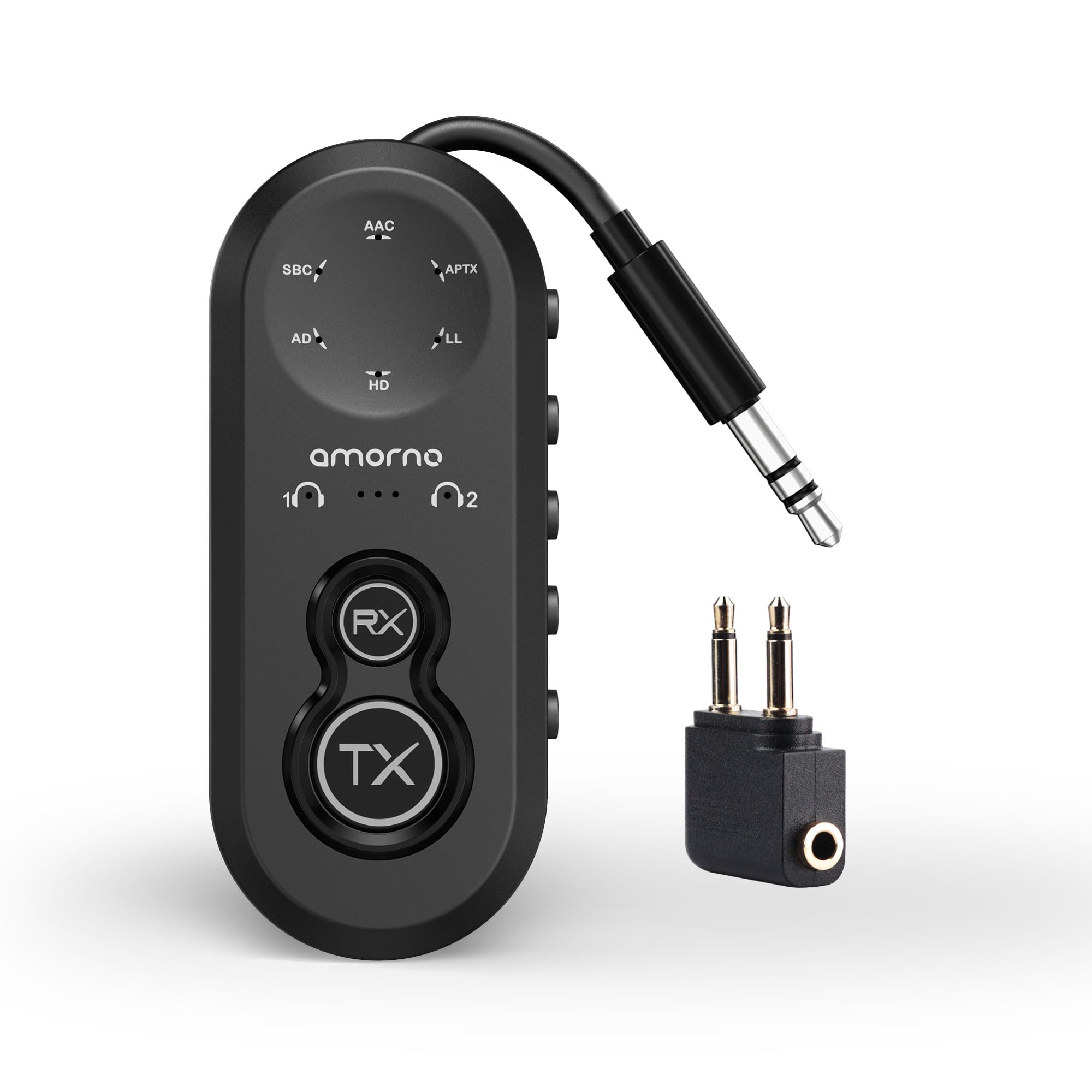 Amazon.com: Airplane Bluetooth 5.4 Transmitter Receiver, 2-in-1