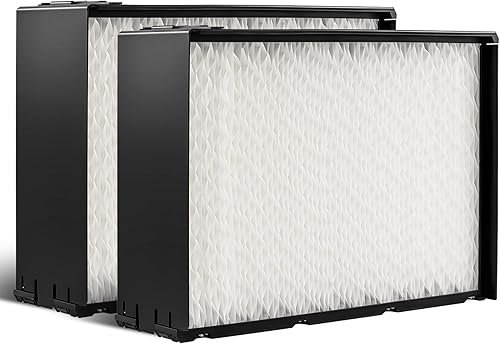Paquete de 2 humidificadores 1045 Super Wick Filtros compatibles con Essick Air AIRCARE H12300, H12300HB, H12400, H12400HB, H12600, H12600, H12001,