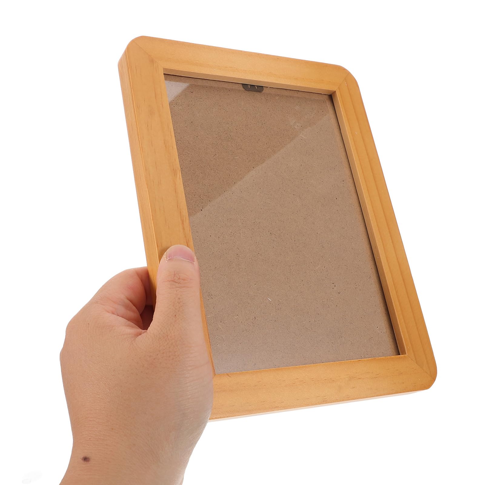 GRIRIW Wooden Sonogram Photo Frame Weeks Milestone Decor Elephant Design Growth Keepsake