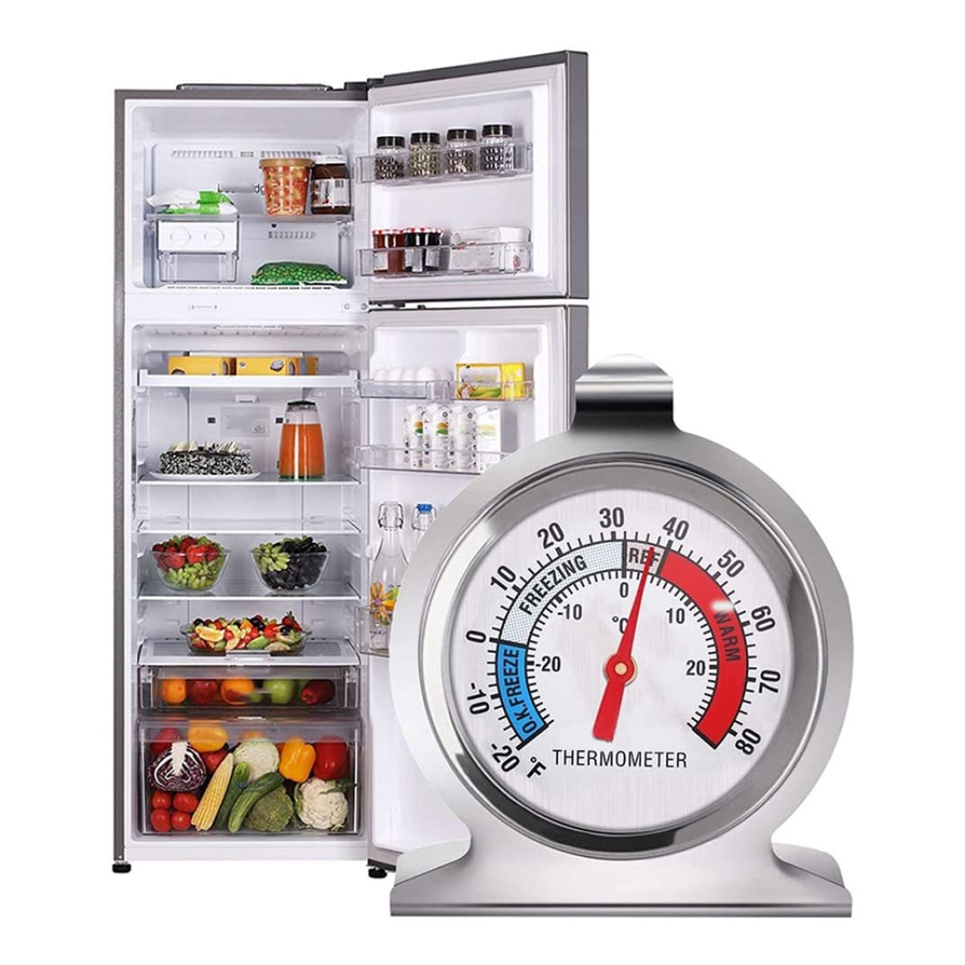 Termometro Da Frigorifero Interno Thlevel Termometro Da Frigo In Acciaio INOX Termometro Per Congelatore Termometro Digitale Per Frigo - 8