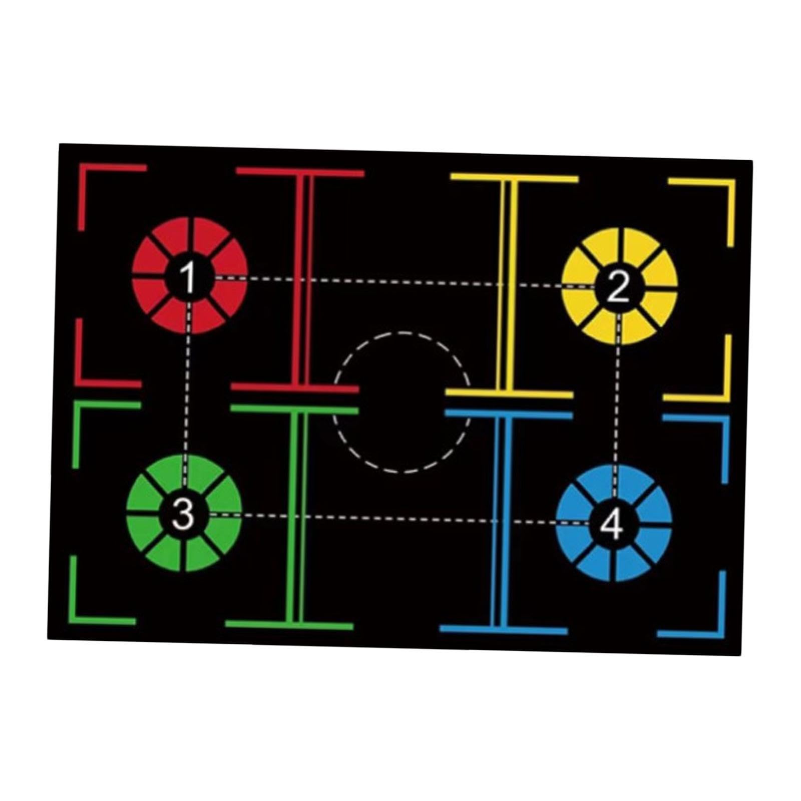 Basketball Footstep Training Mat Dribble Exercise Mat for Indoor Sports Home Style F-image-19