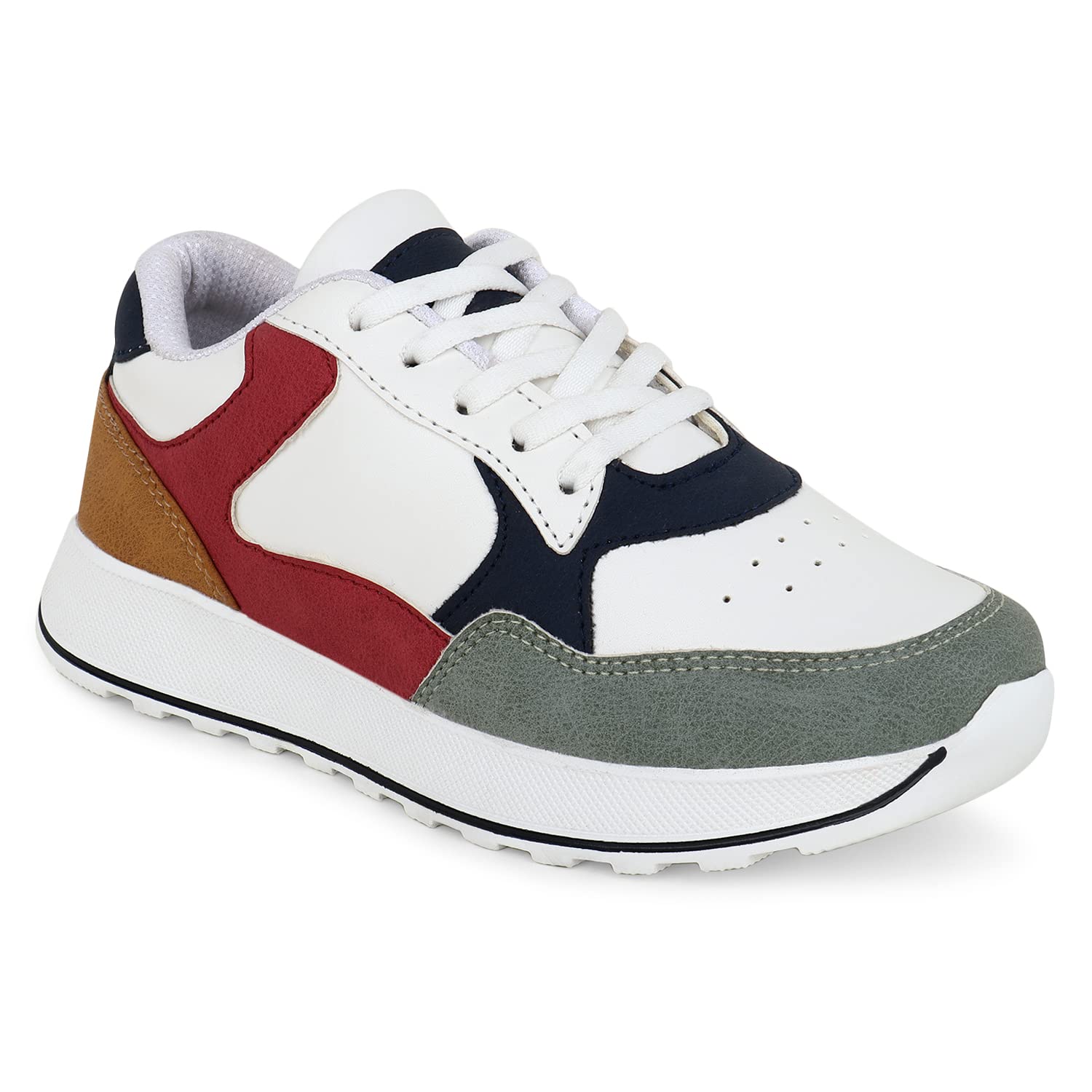 SPORT STAR Womens Sneakers | Comfortable Sneakers with Cushioned Insoles and Convenient Footwear for Active Lifestyles for Girls | Everyday Wear for Women White (B0C2VMZJVW) Amazon Price History, Amazon Price Tracker