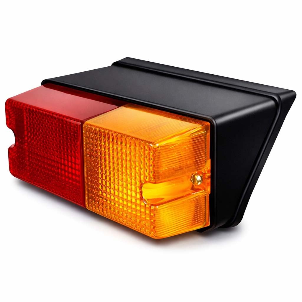 Combinazione di luci per trattore Luci posteriori Gruppo luci posteriori trattore con lampadine 12v Compatibile con Sonalika Indofarm Standard Universal Trattori parti luci