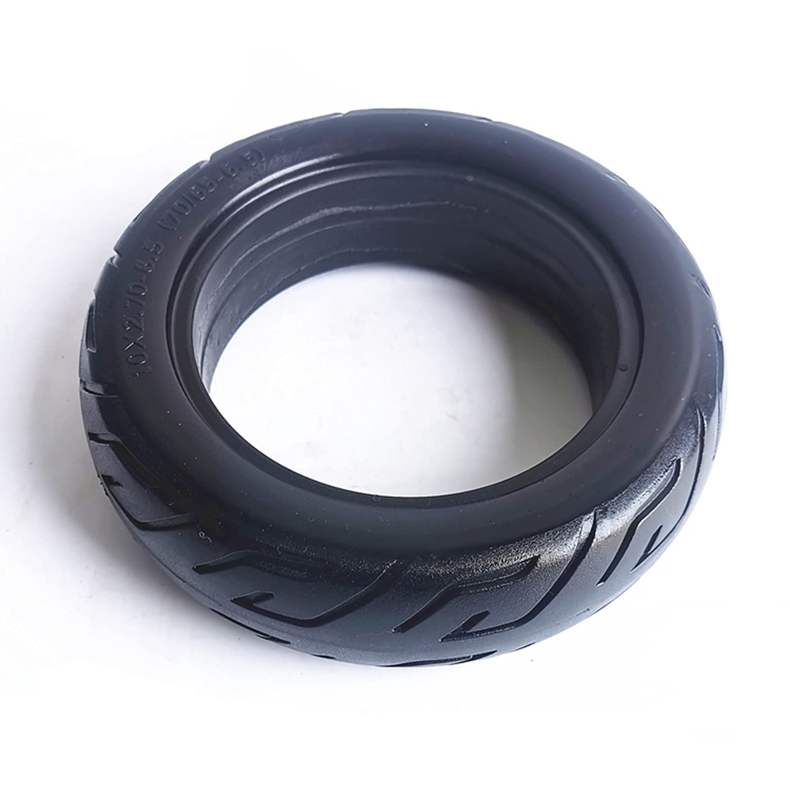 Pneus de scooter électrique, pneu de scooter électrique 10x2.70-6.5, pneu solide antidéflagrant non gonflable de 10 pouces pour scooter d'équilibre, caoutchouc antidérapant résistant à l'usure