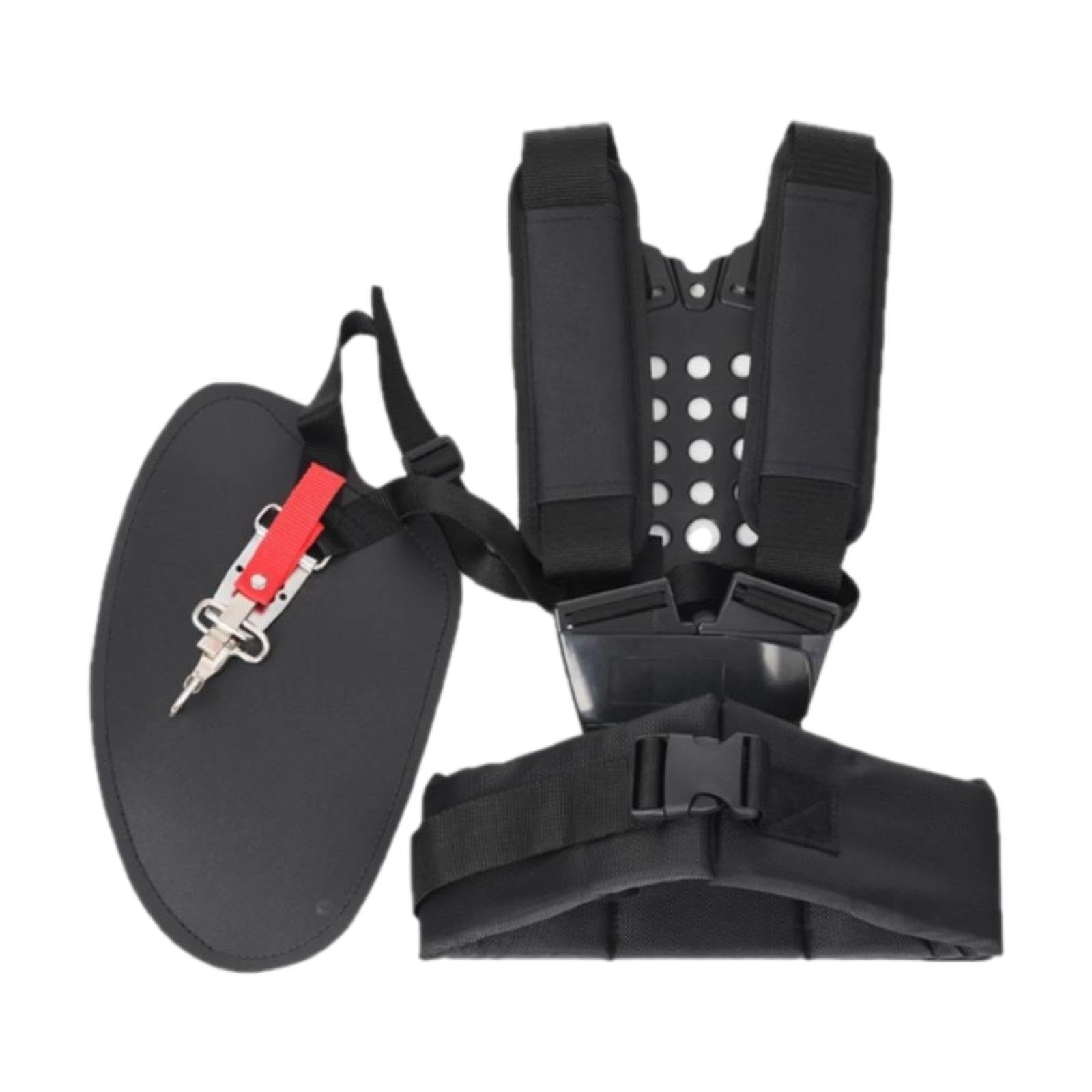 Bandoulière pour Débroussailleuse, Double Bandoulière avec Ceinture Rembourrée Confortable, élargie pour Les Débroussailleuses, Les Coupe-bordures et