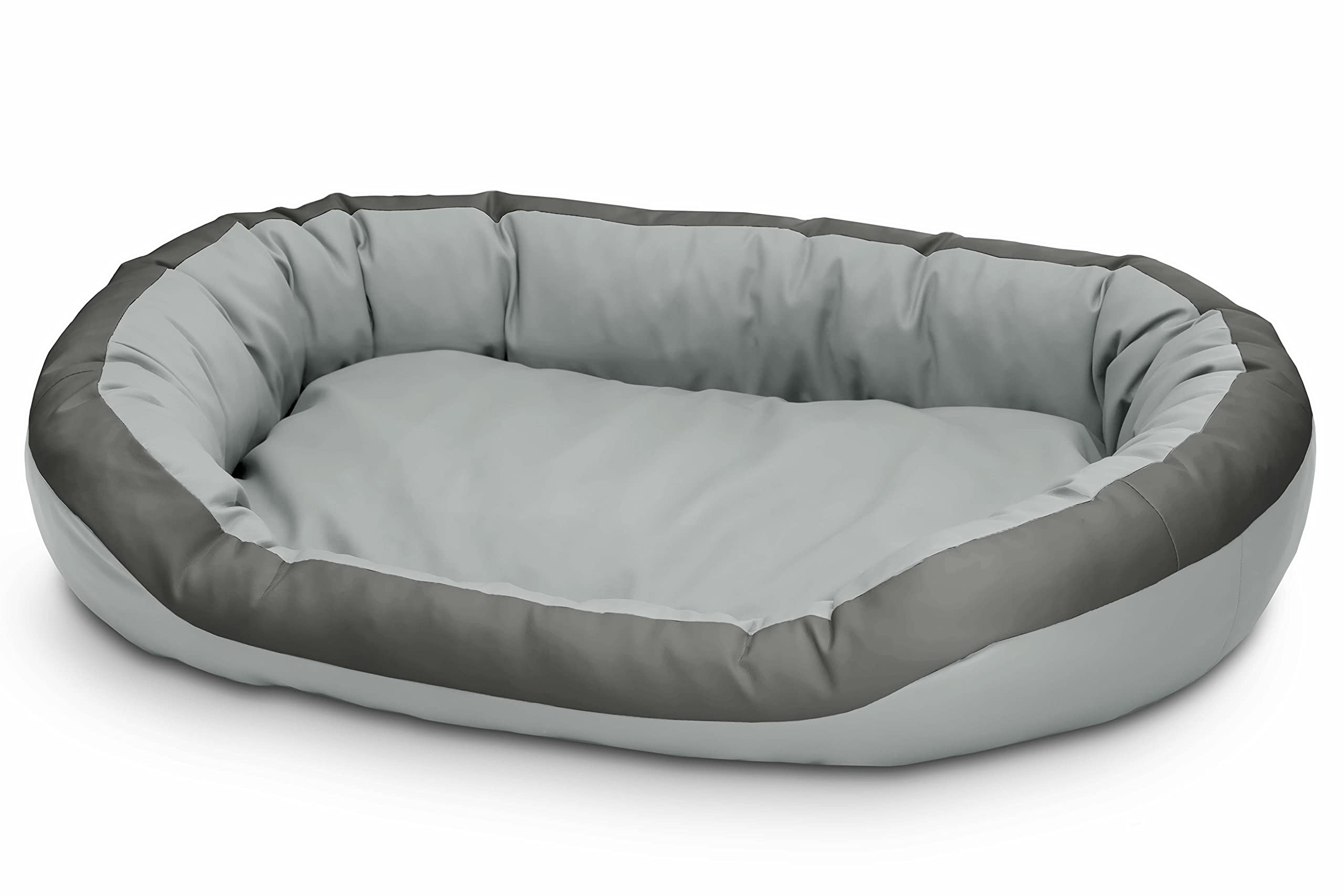 Lettino per cani in ecopelle, morbido cuscino per cani di taglia media/grande, soffice cuccia per cani, divano Luxus M-XL