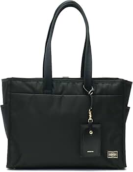 新品同様✨希少 ポーターガール シア ブリーフトートバッグ チャーム ブラック 新品同様✨希少 ポーターガール シア ブリーフトートバッグ チャーム