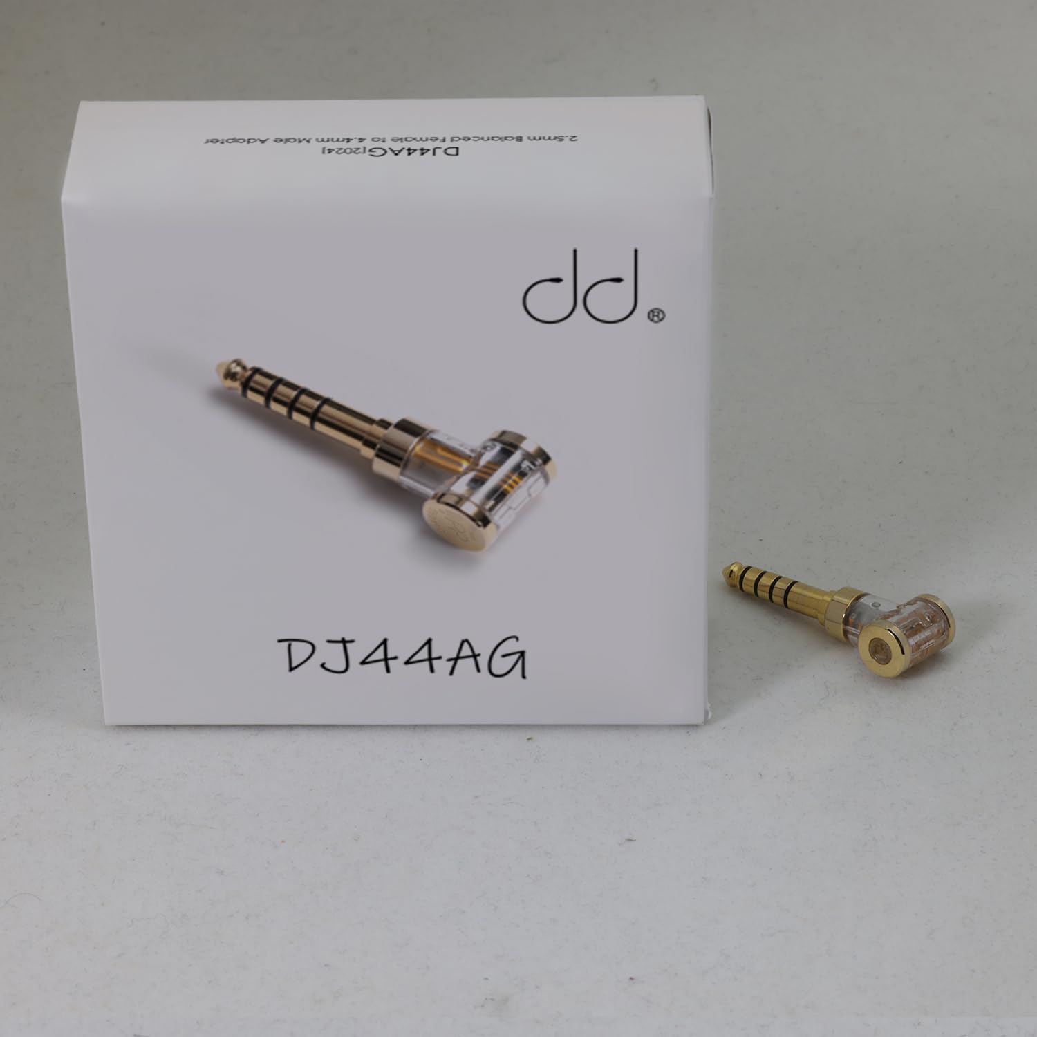 dd Adaptador HiFi DJ44AG (2024) de 2,5 mm equilibrado hembra a conector de auriculares macho de 4,4 mm, convertidor de audio para DAP