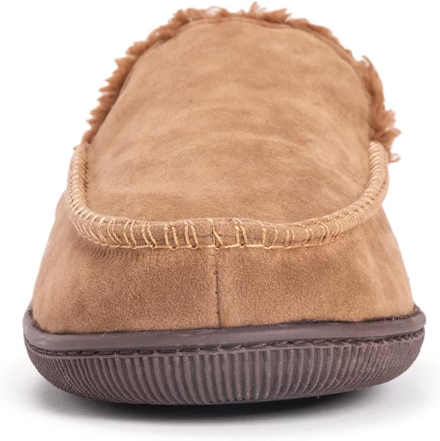 MUK LUKS Men's Faux Suede Moccasin