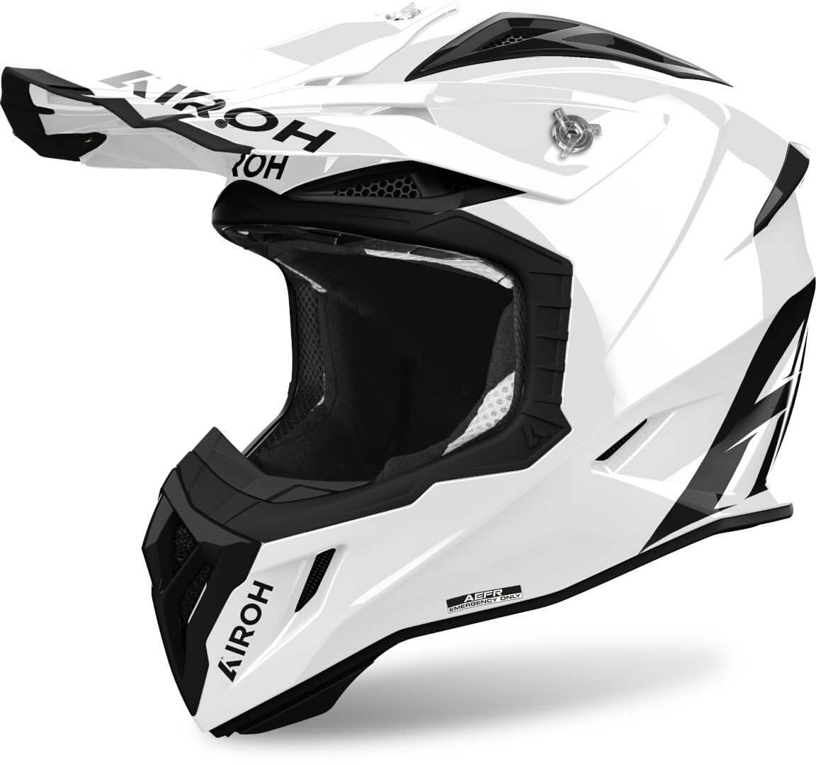 Airoh Aviator Ace 2 Solid Motocross Helm Weiss Größe S