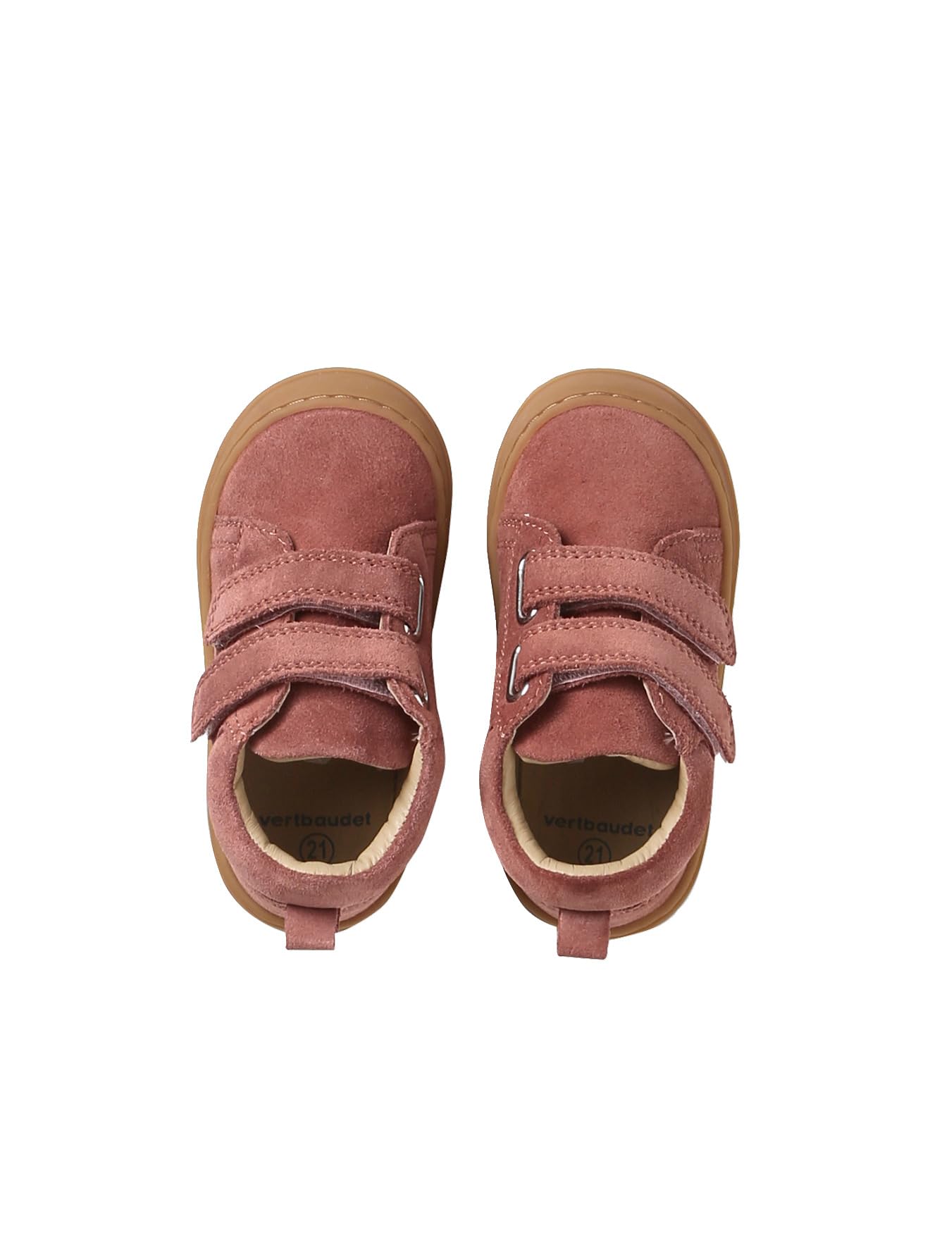 Vertbaudet Baby Lauflernschuhe mit Klett aus weichem Leder
