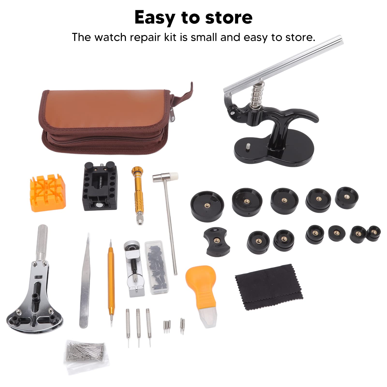 Kit Profesional de reparación de Relojes, Kit de Herramientas para Relojes, Herramienta de reparación de Relojes para Cambio de Correa y reemplazo de batería.