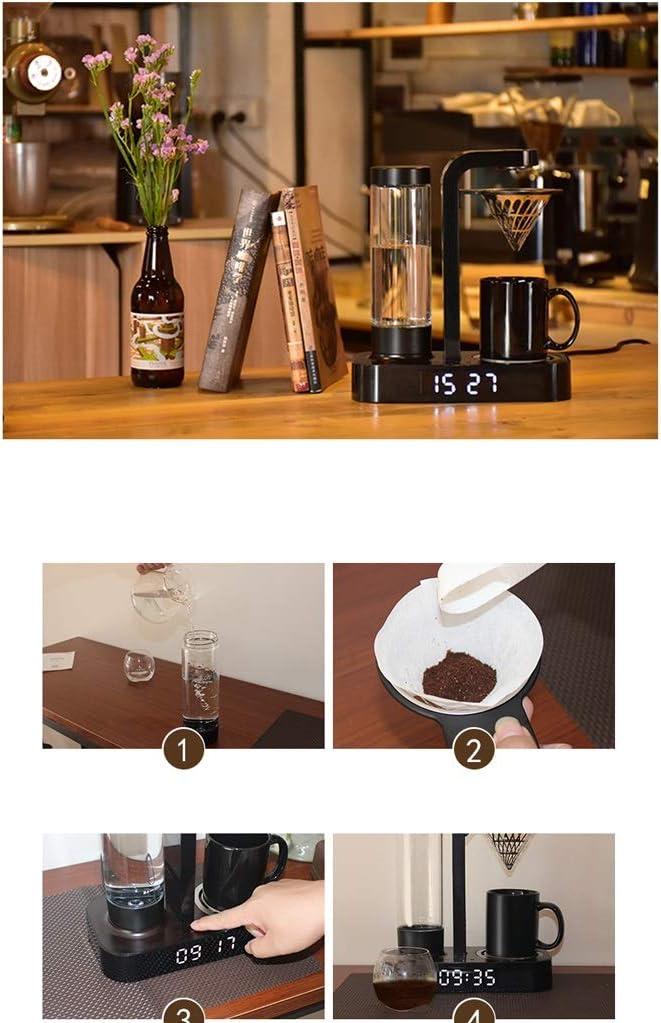 Coffee Maker Household Clock Automatic Drip Office Mini Coffee Maker All-in-one Machine