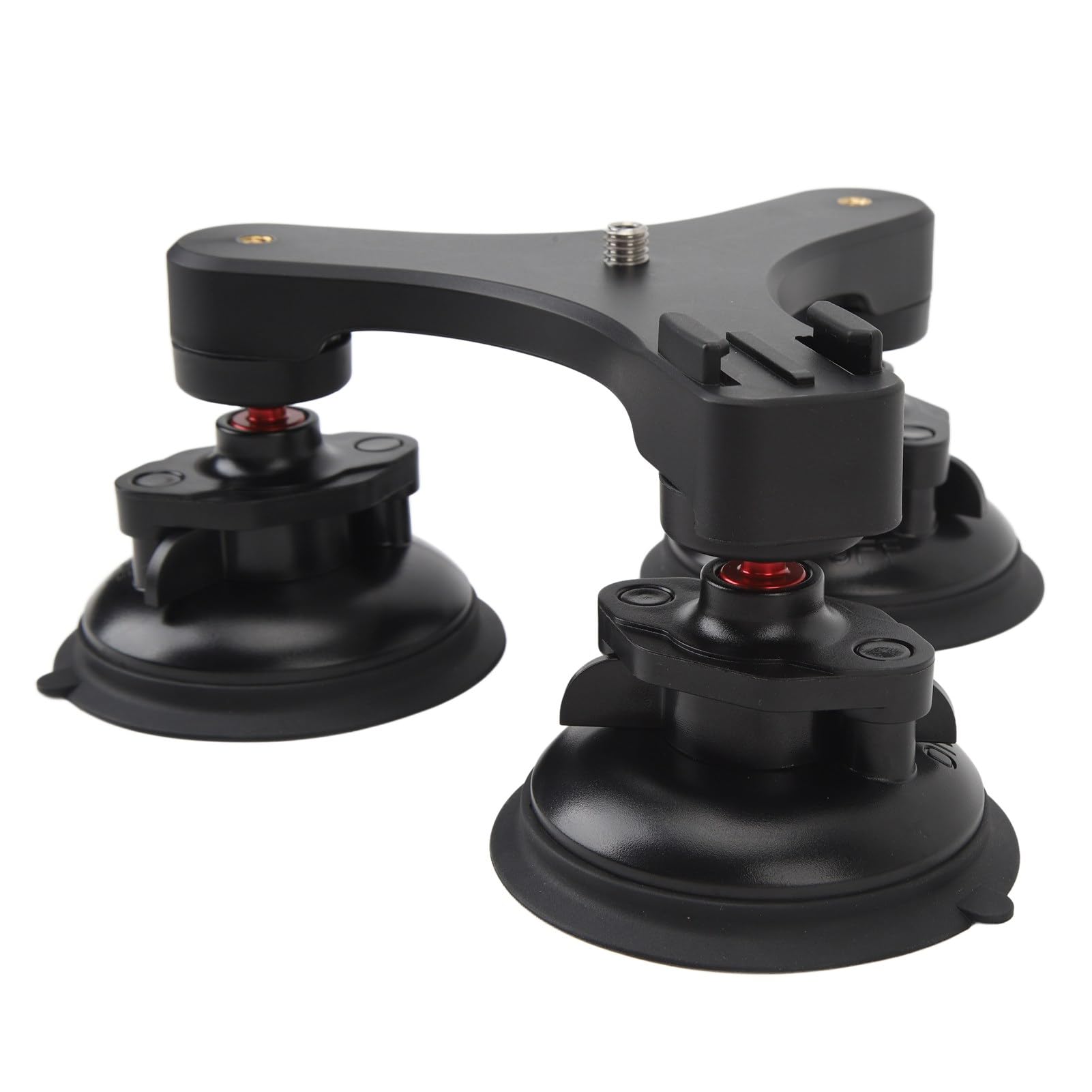 Soporte para cámara con Ventosa para Coche, Soporte con Triple Ventosa para múltiples Dispositivos y escenarios