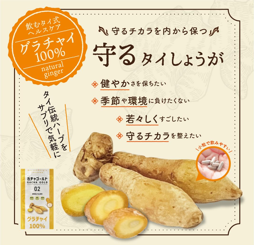 Amazon | フィンガールート グラチャイ100％ 生姜サプリ