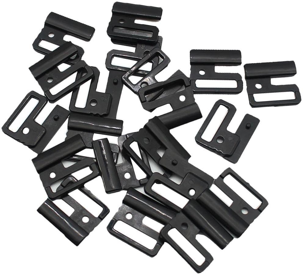 10 X Plastic Bikini Accessory Bra Strap Sliders Lingerie for Sewing Fastener
