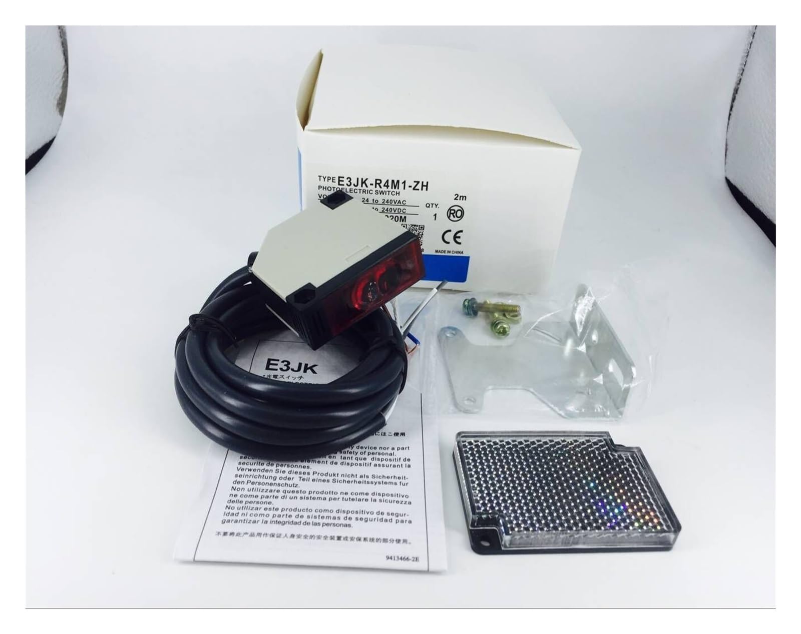 4m Garage Sliding Swing Gate & Door Opener Reflective Infrared Photocell/Infrared Sensor Photo Eye Beam(12v 24v)
