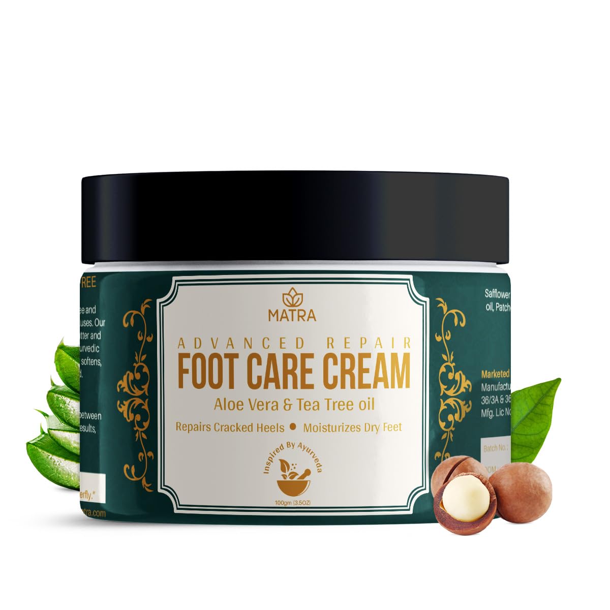 Foot Cream for Cracked Heels & Dry Feet | Dry, Rough Foot Care Crack Feet Repair Cream Moisturizer with Aloe Vera & Shea Butter for Men & Women