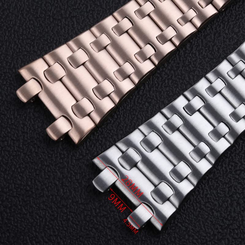 Bracelet montre acier 28mm SCRUBY pour Audemars Piguet Royal Oak